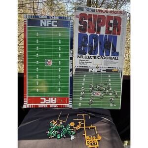 Vintage Tudor Games Super Bowl NFL Electric Football Tabletop Game M 600 Works!!